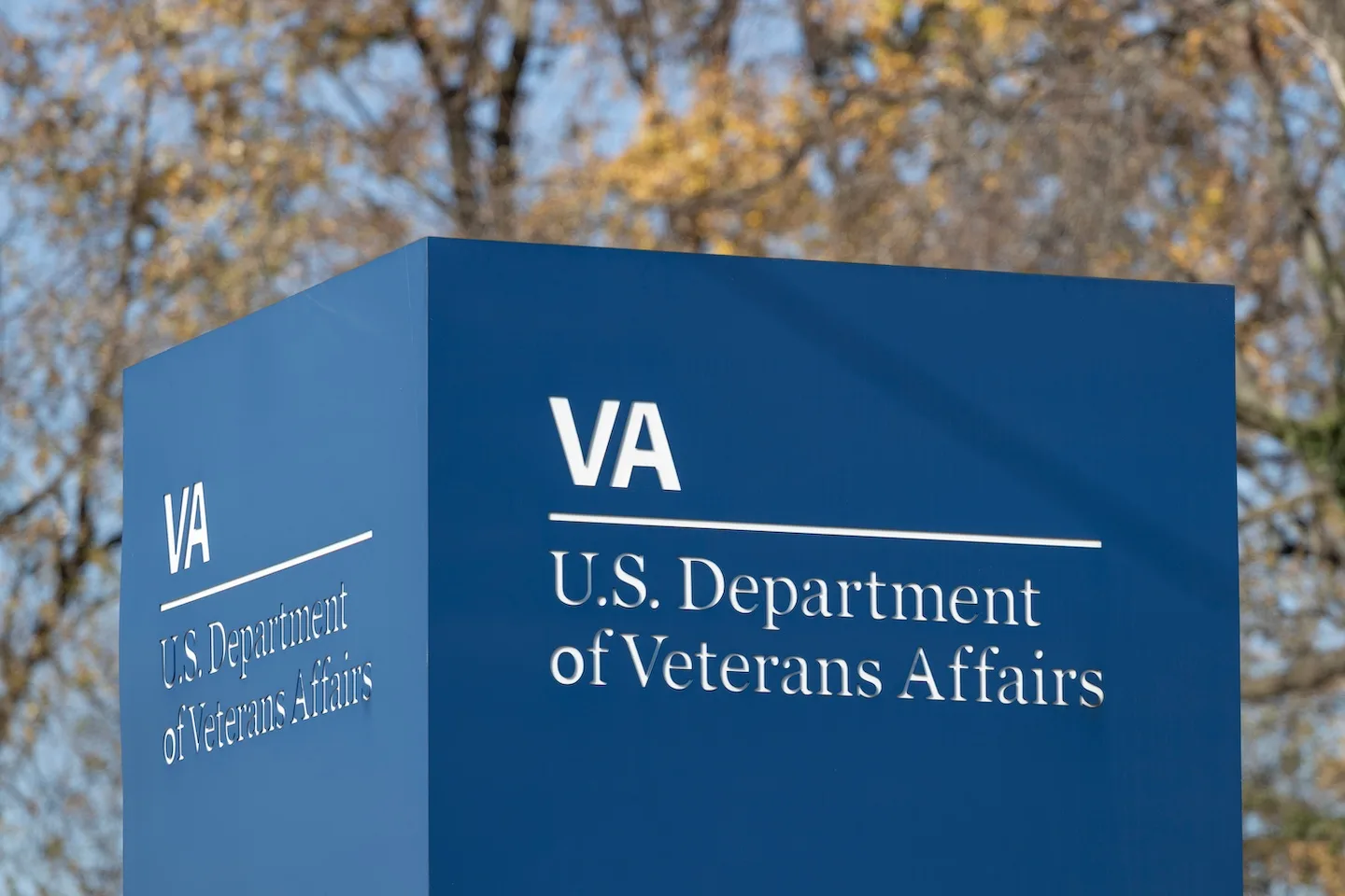 Department of Veterans Affairs Sign